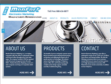 Tablet Screenshot of monfortcorp.com